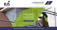 Desktop Screenshot of bjs-roofing.co.uk