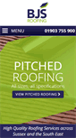 Mobile Screenshot of bjs-roofing.co.uk